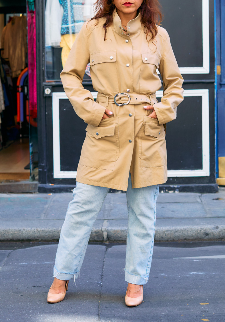 Trench Saharienne Vintage Beige