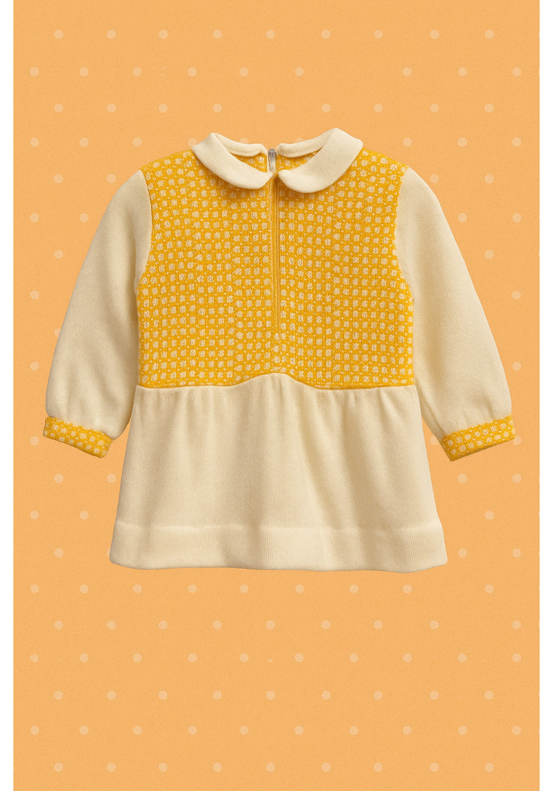 Robe vintage 18 mois en maille  12-18 mois