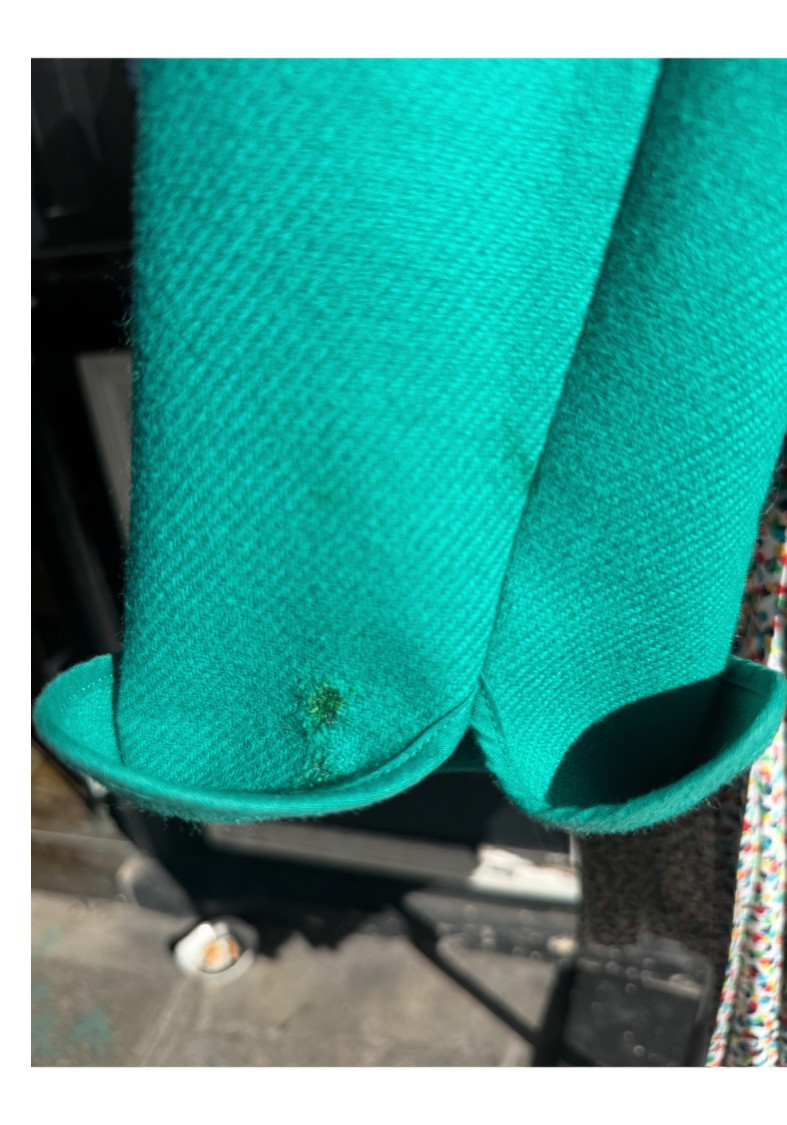 Veste Vintage verte weinberg Années 80